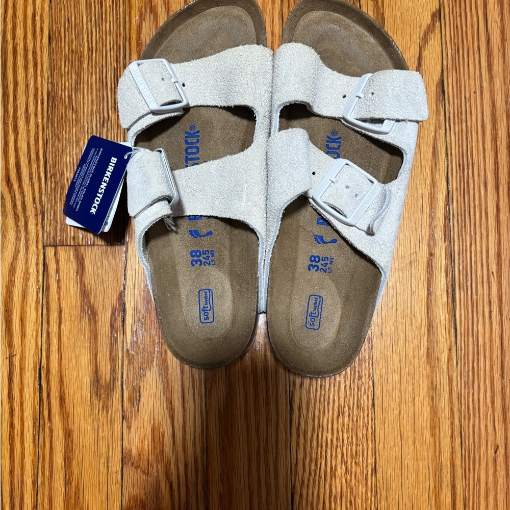 Birkenstock Arizona Antique White Size 38/7